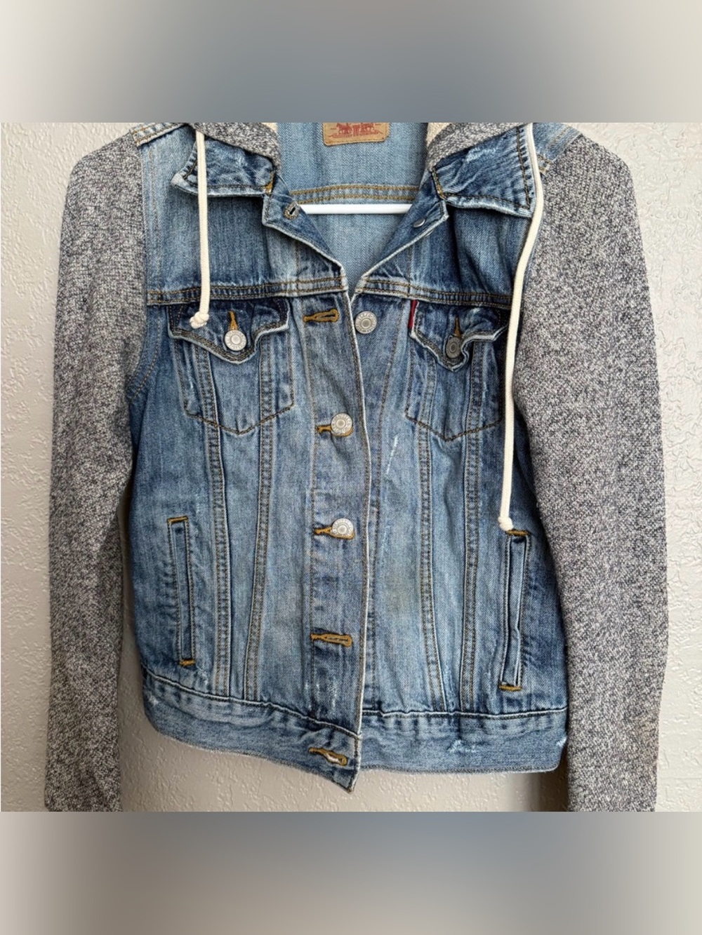 Vintage Levi's Hooded Blue Jean Jacket